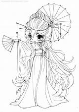 Chibi Coloring Pages Girl Choose Board sketch template