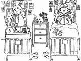 Hospital Coloring Pages Medical Kids Treatment Patient Two Colouring Little Given Color Hospitalization Got Printable Template Sheets Choose Board People sketch template