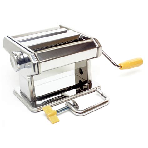 hand operated pasta maker  dough maker fresh noodle maker stainless steel