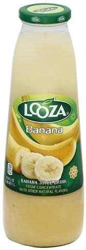 looza banana juice drink  oz nutrition information innit