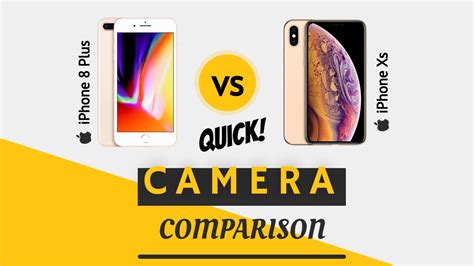 Camera Comparison Iphone 8 Plus Vs Iphone Xs Youtube