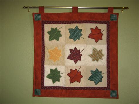 fall quilted wall hanging