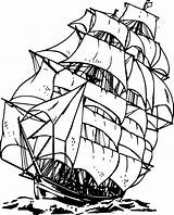 Ship Pirate Clipart Clip Clipartix sketch template