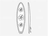 Surfboard sketch template