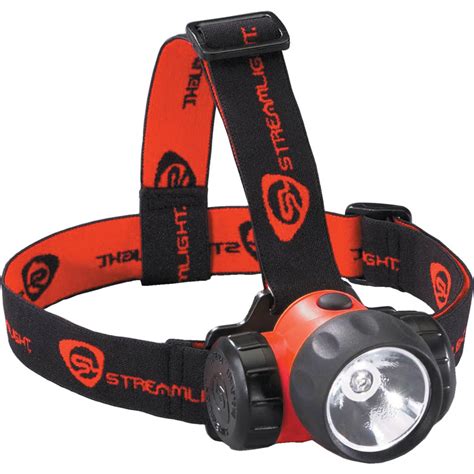streamlight head torch led  rechargeable lm  beam distance atex zone  str