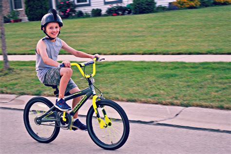 kids wear helmets  single time  ride  bikes  view  home