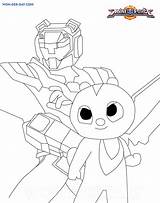 Miniforce Volt Kids Ranger Ausmalbilder Coloriages Gratuitement Enfants sketch template