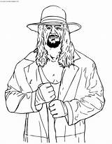 Luchadores Undertaker sketch template