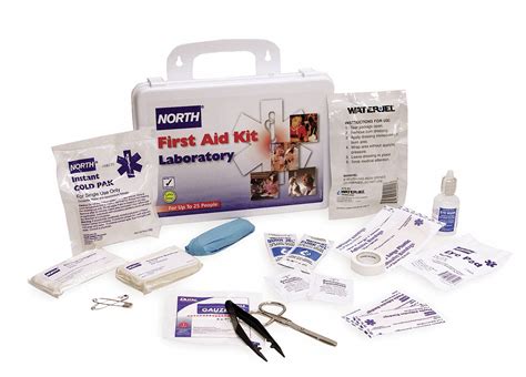 aid kit kit plastic laboratory  people served  kit grainger