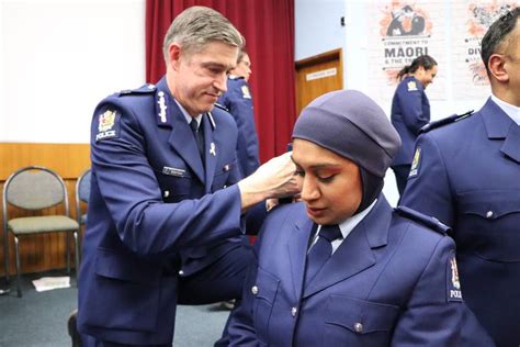 police uniform hijab by wellington designers turns heads overseas uk