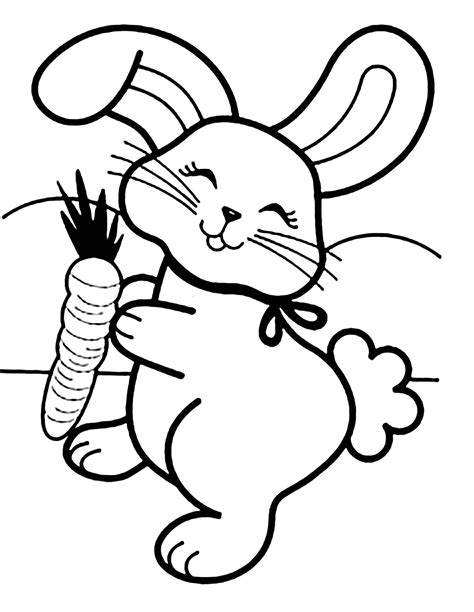 bunny coloring pages semiwallpapers