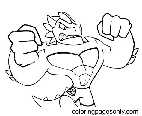 goo jit zu coloring pages  printable coloring pages