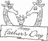Coloring Fathers Father Pages Giraffes Together Print Cartoon Supercoloring Printable Happy Kids Giraffe Printables Funny Animal Para Colorir Drawing Baby sketch template