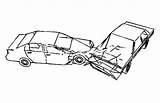 Accident Crashed Diagram Cartoon Netart sketch template