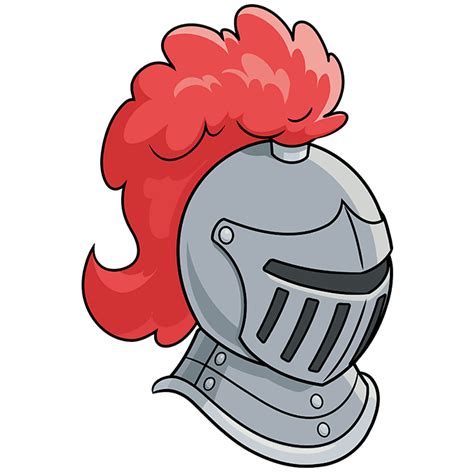 draw  knight helmet  easy drawing tutorial