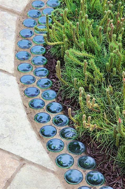 garden edging landscape edging ideas  recycled materials