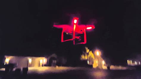 dji phantom  adv drone night fly youtube