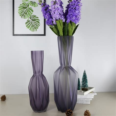Handmade Colored Glass Vase For Decoration Home Decor Tabletop Vases