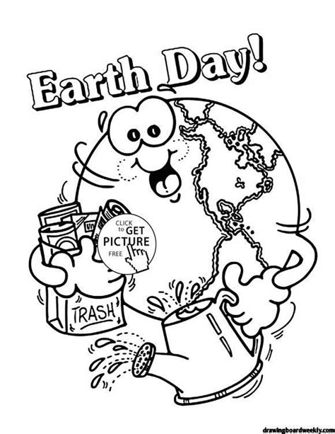 earth day coloring pages drawing board weekly