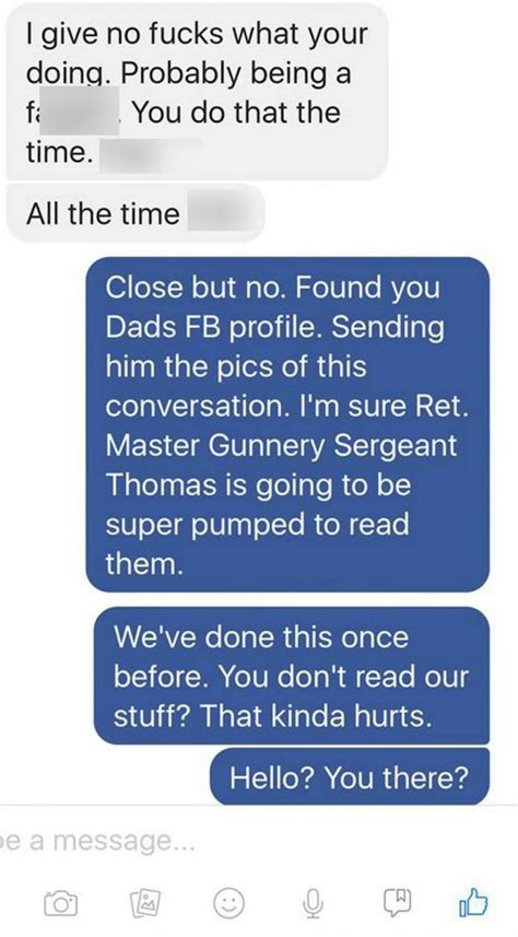 guy cheating with soldier s wife gets leveled in text by