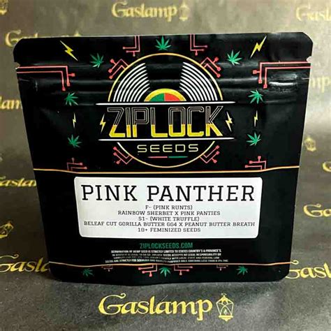 Ziplock Seeds Pink Panther 10 Feminized Seeds Gaslamp Seeds