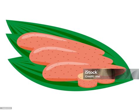 ilustración de ilustración vectorial de mentaiko comida tradicional