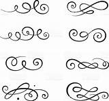 Calligraphy Swirls Swirl Vectorified sketch template