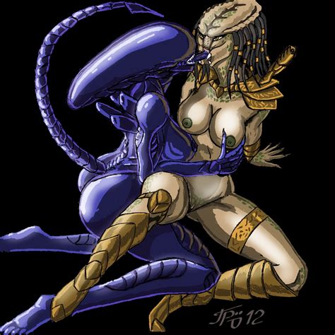 869050 Aliens Vs Predator Grriva Predator Xenomorph Yautja