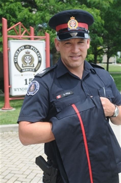 guelph police sporting    improved uniform