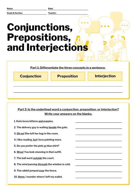 conjunctions prepositions  interjections em  ingles