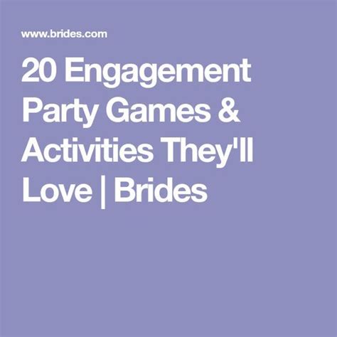 engagement party games  activities  guests  love