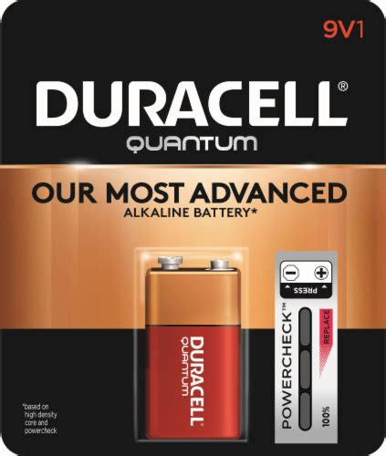 Duracell Quantum 9 Volt Alkaline Battery 1 Ct Kroger