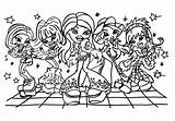 Bratz Coloring Pages Girls Printable Kids Print Sheets Color Dolls Brats Doll Dancing Bestcoloringpagesforkids Info Disney Colors Printables Baby Drawing sketch template