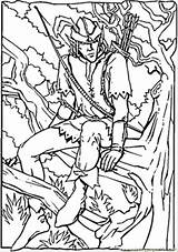 Coloring Robin Pages Popular Hood sketch template