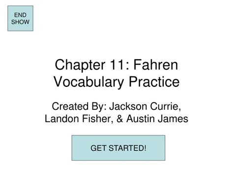 ppt chapter 11 fahren vocabulary practice powerpoint