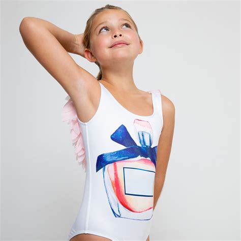 stella cove white pink perfume swimsuit childrensalon outlet