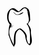 Diente Zahn Dientes Tand Malvorlage Dent Dente Kleurplaat Tooth Toothache Partes Cuerpo Ausdrucken Boca Funcion Ausmalbilder Grande Educima Schulbilder Bloques sketch template