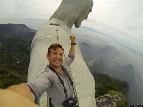 Man Takes Pulse Pounding Selfie On Top Of Christ The Redeemer Statue