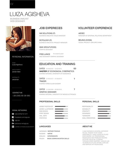 modern  wonderful psd resume templates