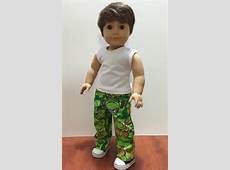 American Boy Doll Clothes, 18 inch doll clothes, ninja turtle sleep
