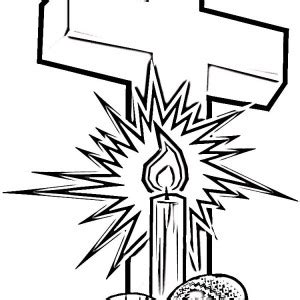 easter cross  coloring pages   print coloringpics