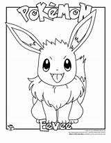 Pokemon Coloring Eevee Pages Kids Woo Jr Activities Sheets Birthday Choose Board Woojr sketch template