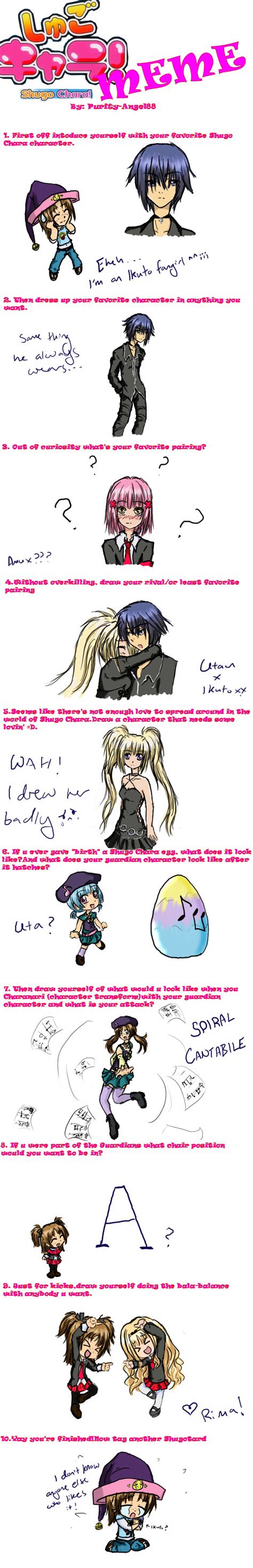 shugo chara meme by keltzy on deviantart