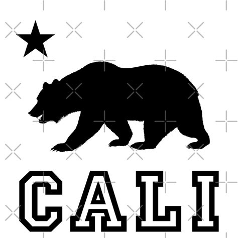 california bear  forzadesigns redbubble