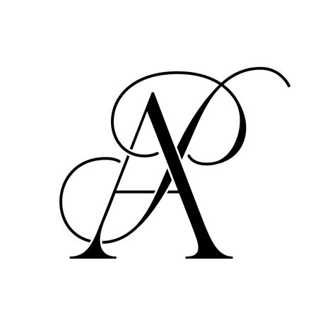 personal logo initials logo  initials monogram logo pa etsy