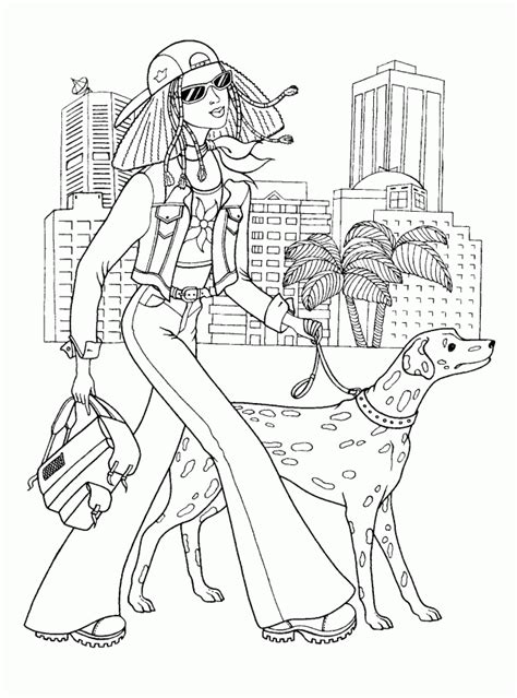 barbie  horse coloring pages  girls coloring pages  kids