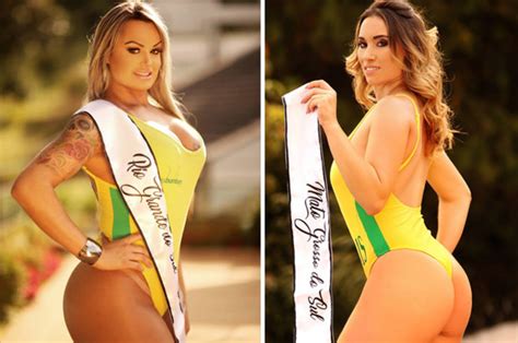 miss bumbum brazil 2018 contestants show off bootys in world cup shoot daily star