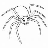 Spider Coloring Printablee sketch template