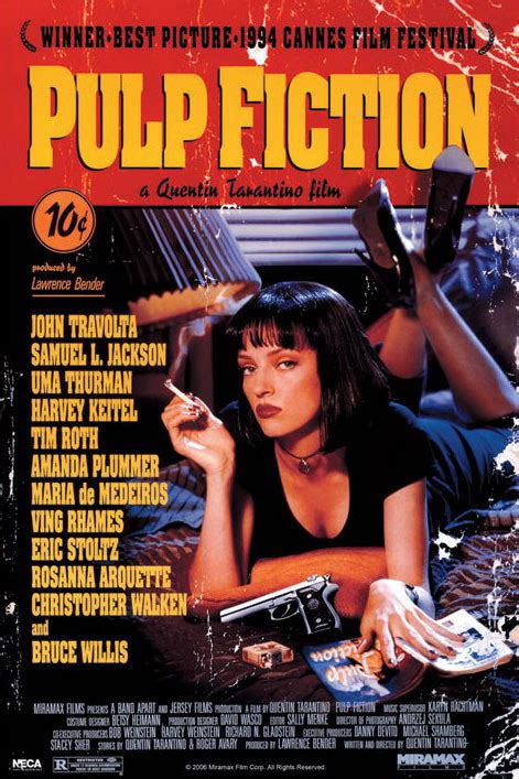 pulp fiction cover poster plakat kaufen bei europosters