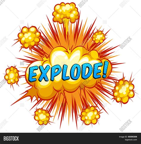 word explode cloud vector and photo free trial bigstock